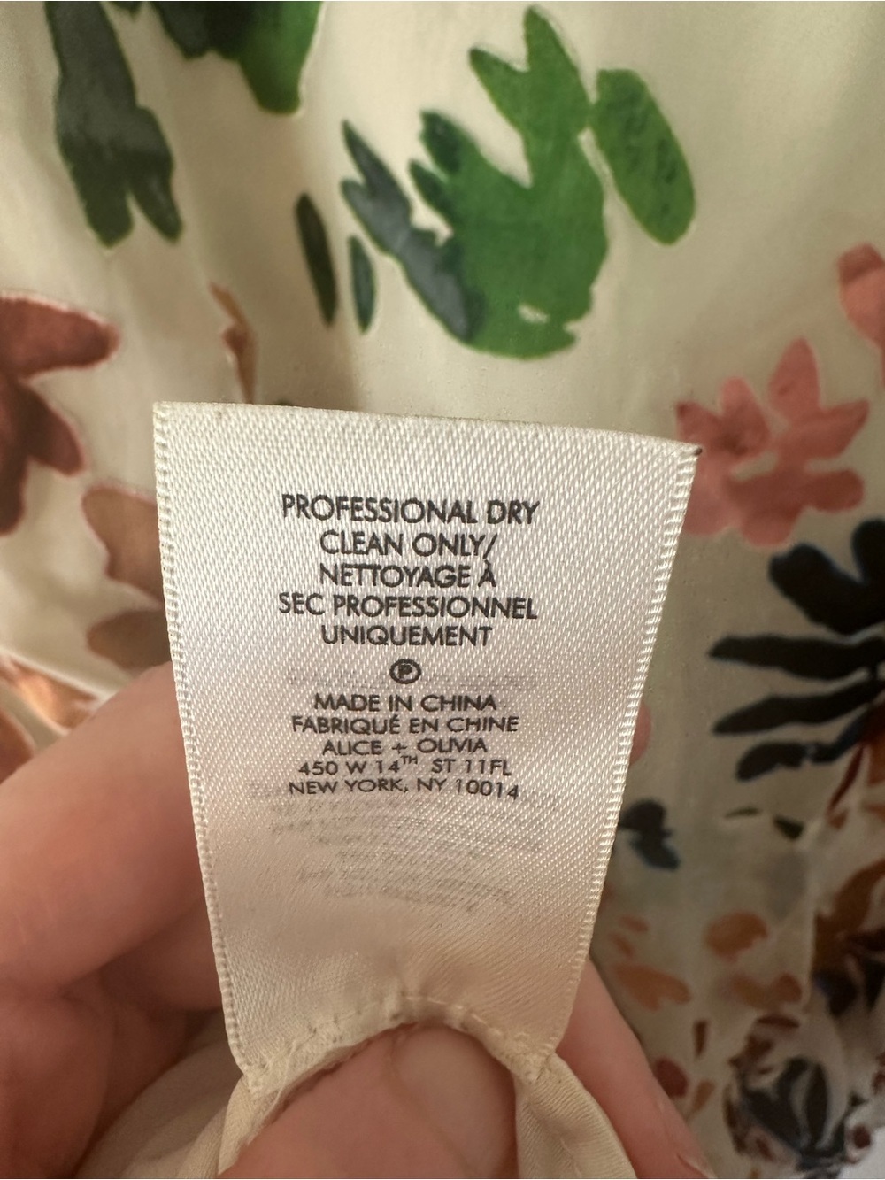 Alice + Olivia Moran Prisma floral burnout tiered silk dress. - Picture 11 of 12
